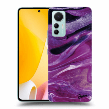 Obal pre Xiaomi 12 Lite - Purple glitter