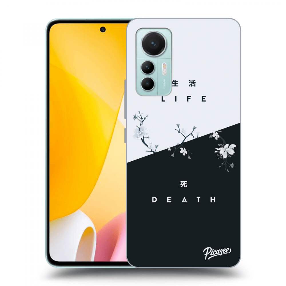 Picasee silikónový čierny obal pre Xiaomi 12 Lite - Life - Death
