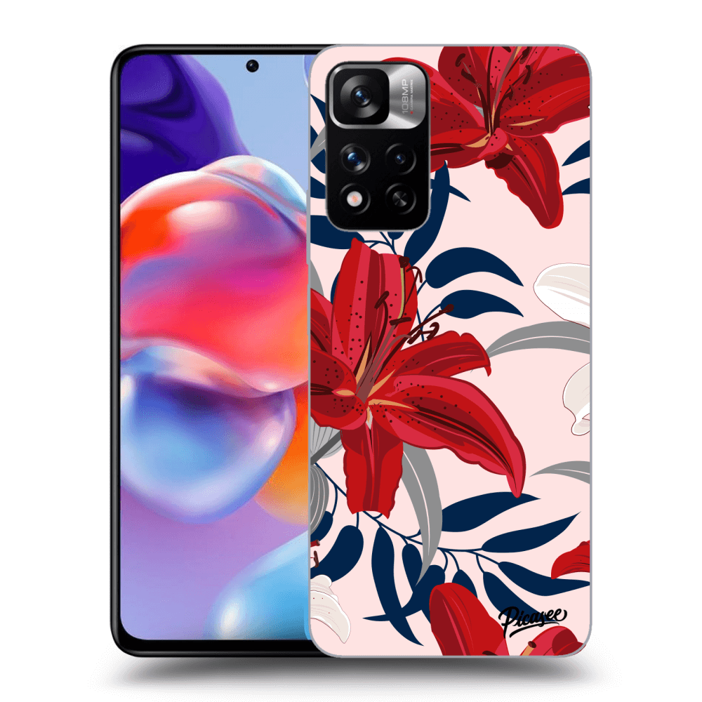 Picasee ULTIMATE CASE pro Xiaomi Redmi Note 11 Pro+ 5G - Red Lily