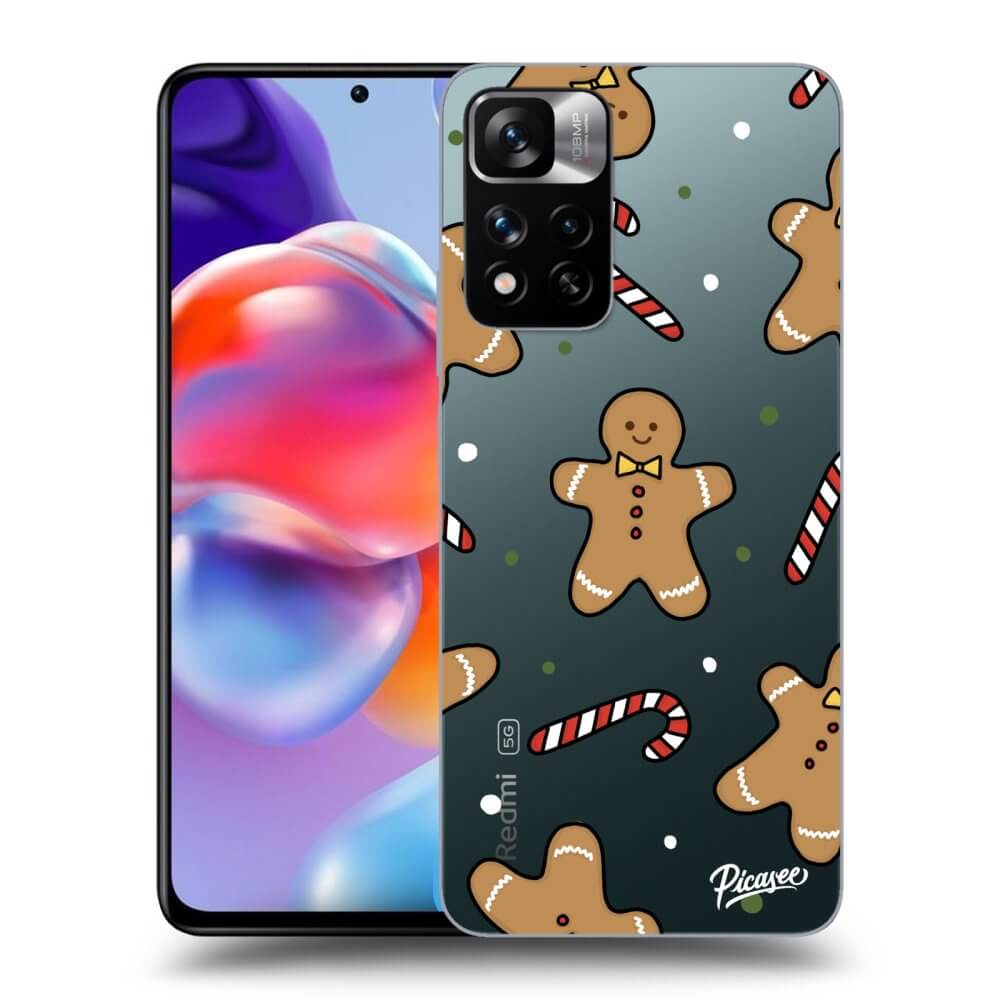 Picasee silikónový prehľadný obal pre Xiaomi Redmi Note 11 Pro+ 5G - Gingerbread
