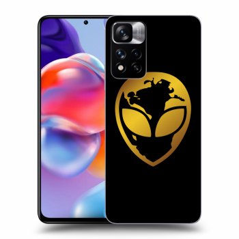Obal pre Xiaomi Redmi Note 11 Pro+ 5G - EARTH - Gold Alien 3.0
