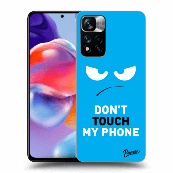 Obal pre Xiaomi Redmi Note 11 Pro+ 5G - Angry Eyes - Blue