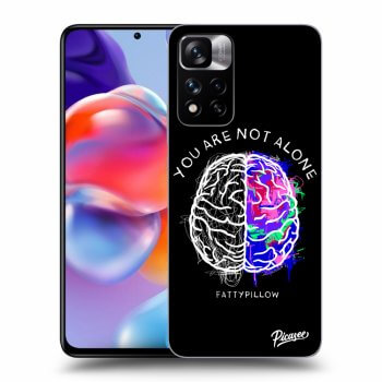 Obal pre Xiaomi Redmi Note 11 Pro+ 5G - Brain - White