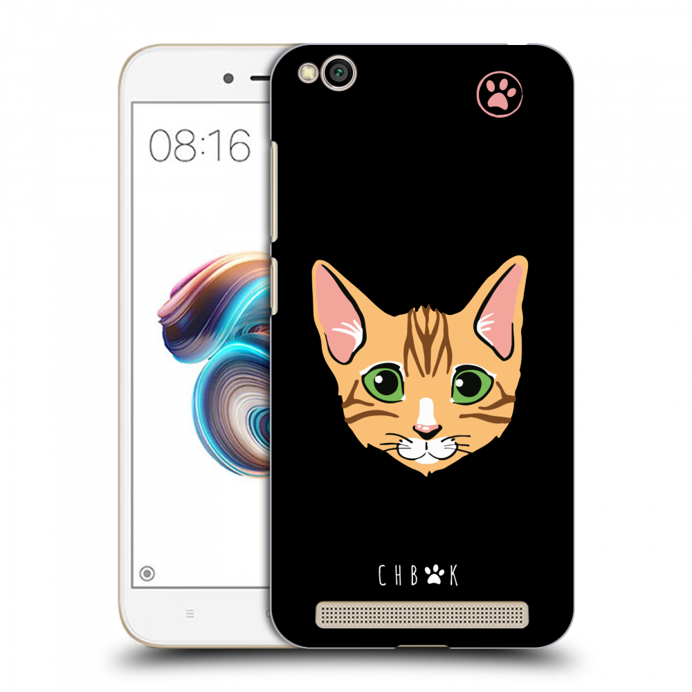 Picasee silikónový čierny obal pre Xiaomi Redmi 5A - Chybí mi kočky - Černá