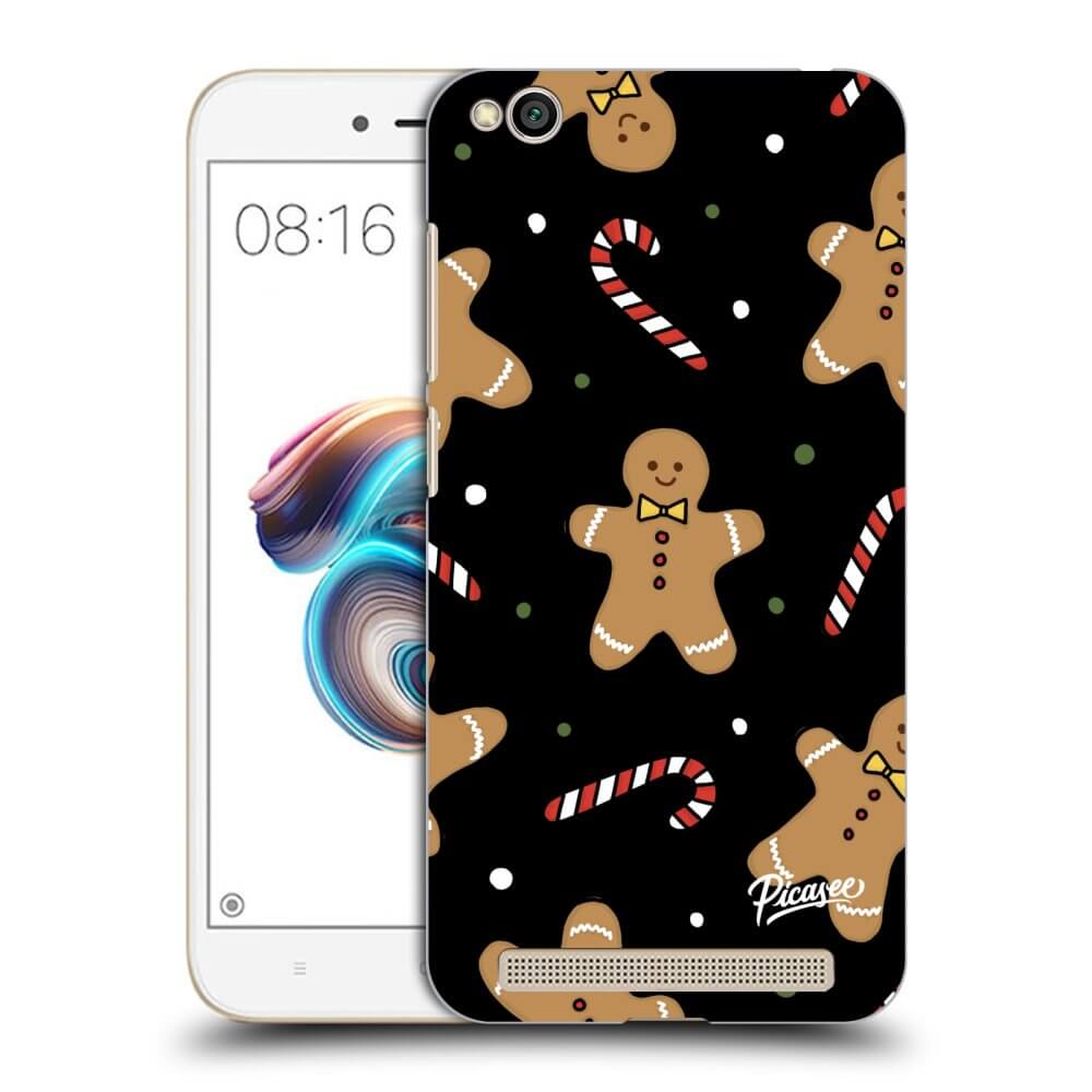 Picasee silikónový čierny obal pre Xiaomi Redmi 5A - Gingerbread