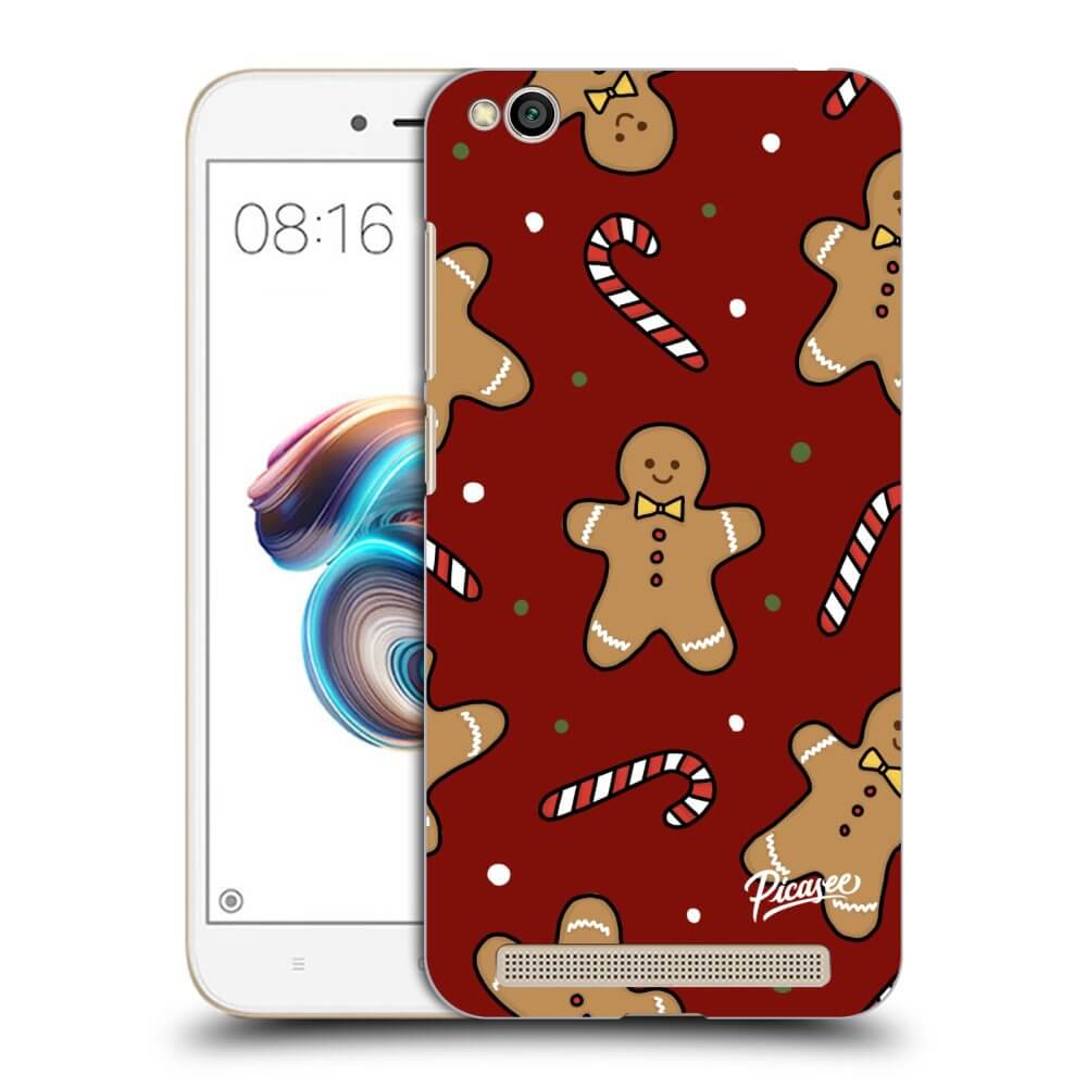 Picasee silikónový čierny obal pre Xiaomi Redmi 5A - Gingerbread 2