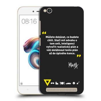 Obal pre Xiaomi Redmi 5A - Kazma - MŮŽETE DOKÁZAT, CO BUDETE CHTÍT