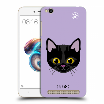 Picasee silikónový čierny obal pre Xiaomi Redmi 5A - Chybí mi kočky - Fialová