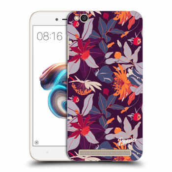 Obal pre Xiaomi Redmi 5A - Purple Leaf