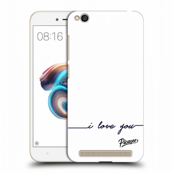 Obal pre Xiaomi Redmi 5A - I love you