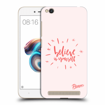 Picasee silikónový mliečny obal pre Xiaomi Redmi 5A - Believe in yourself