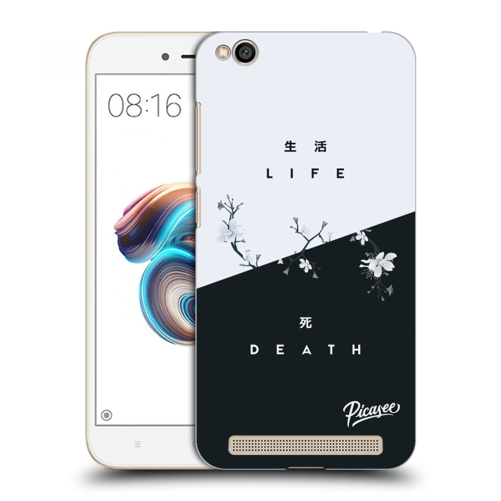 Picasee silikónový čierny obal pre Xiaomi Redmi 5A - Life - Death