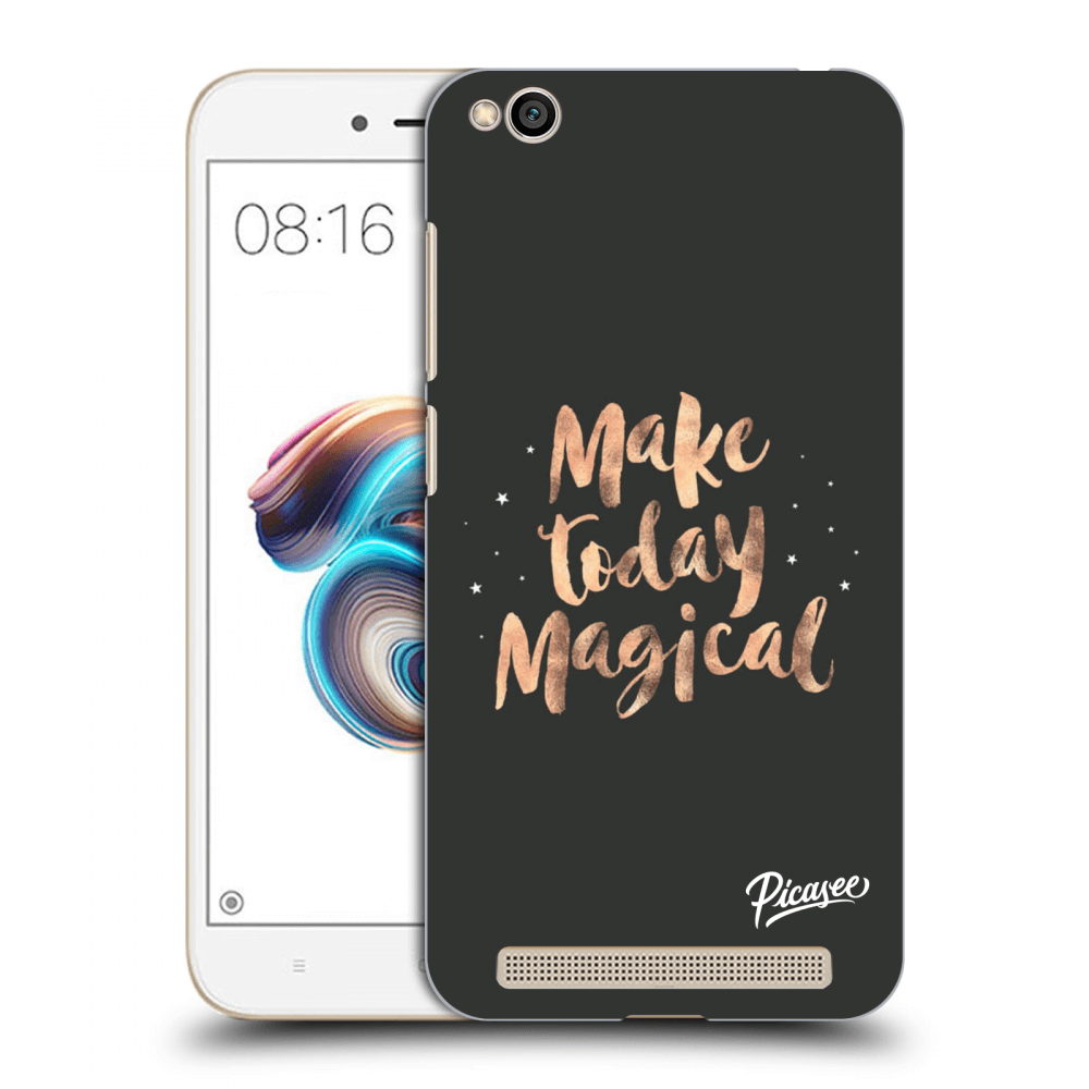Picasee silikónový mliečny obal pre Xiaomi Redmi 5A - Make today Magical