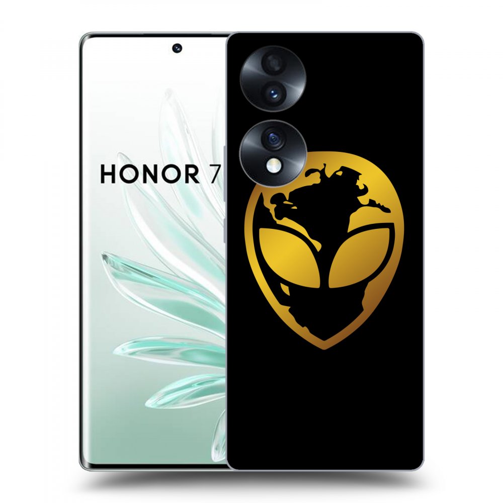 Picasee ULTIMATE CASE pro Honor 70 - EARTH - Gold Alien 3.0
