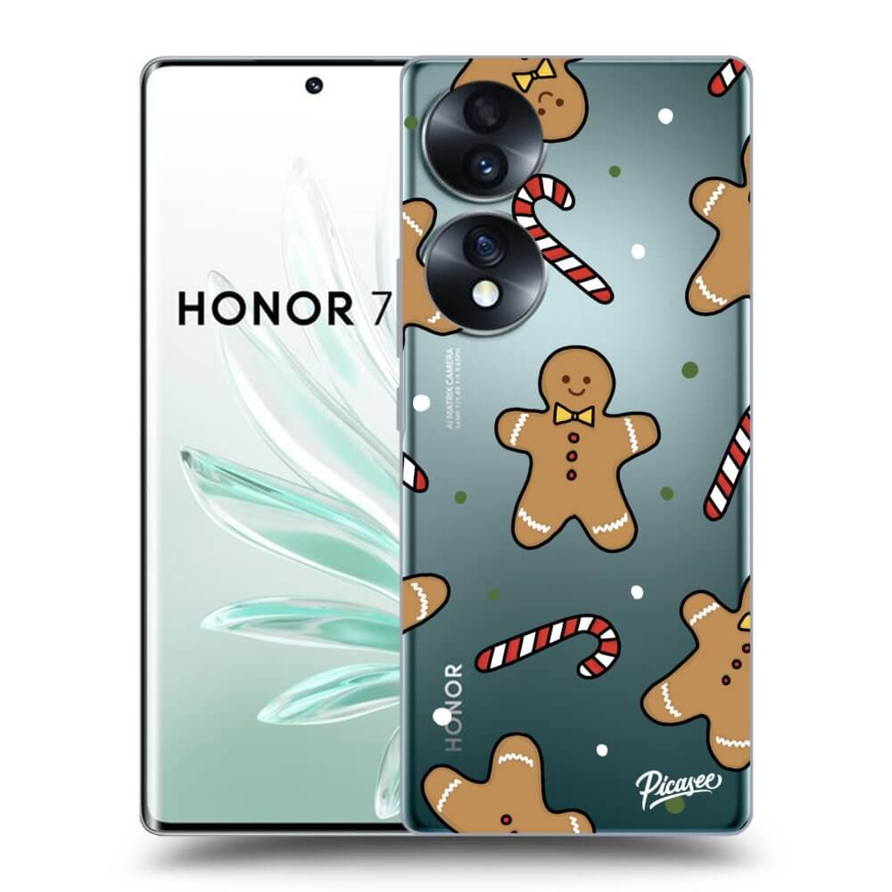 Picasee silikónový prehľadný obal pre Honor 70 - Gingerbread
