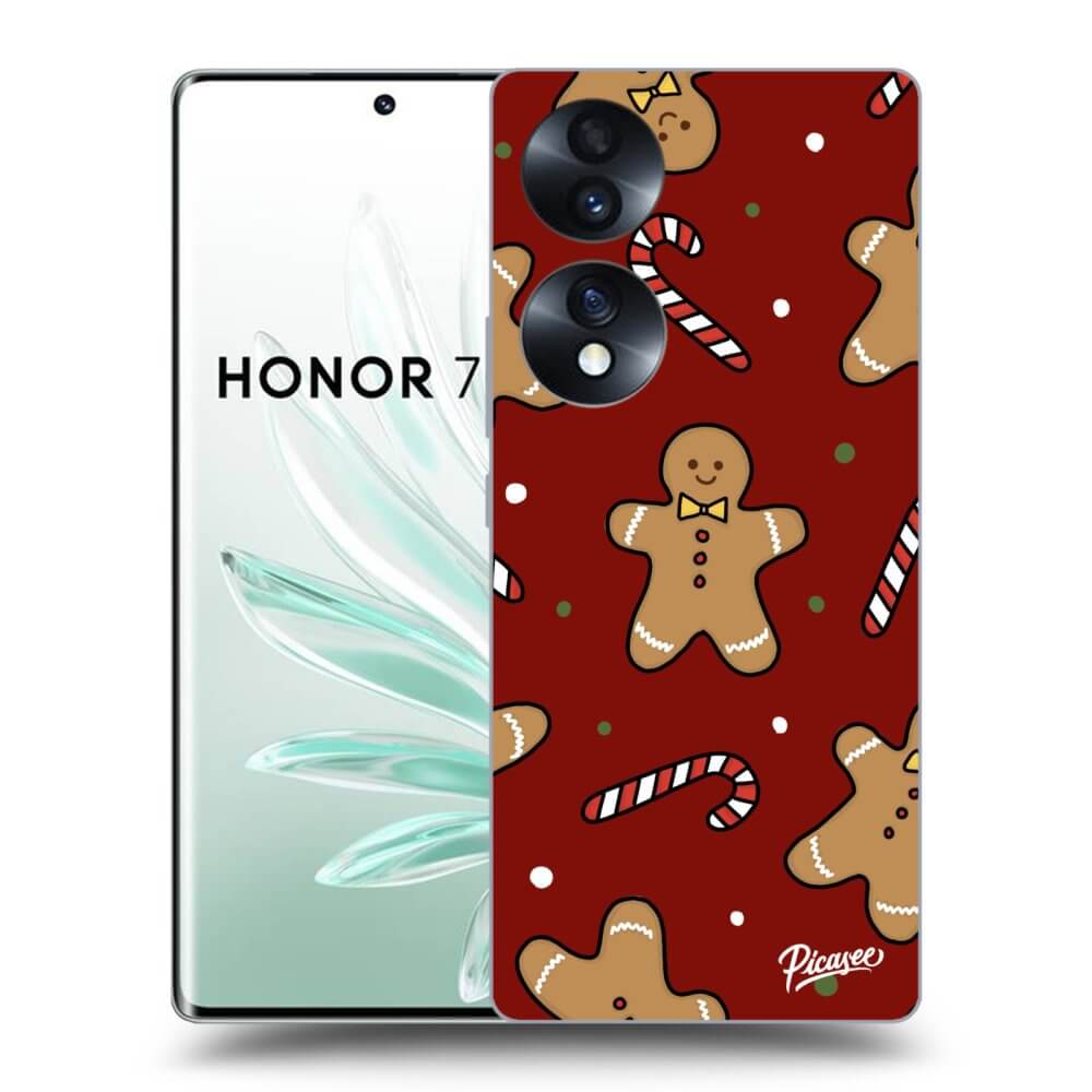 Picasee silikónový prehľadný obal pre Honor 70 - Gingerbread 2