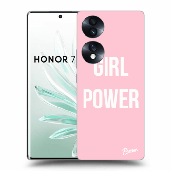 Picasee silikónový prehľadný obal pre Honor 70 - Girl power