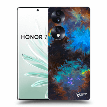 Picasee silikónový čierny obal pre Honor 70 - Space