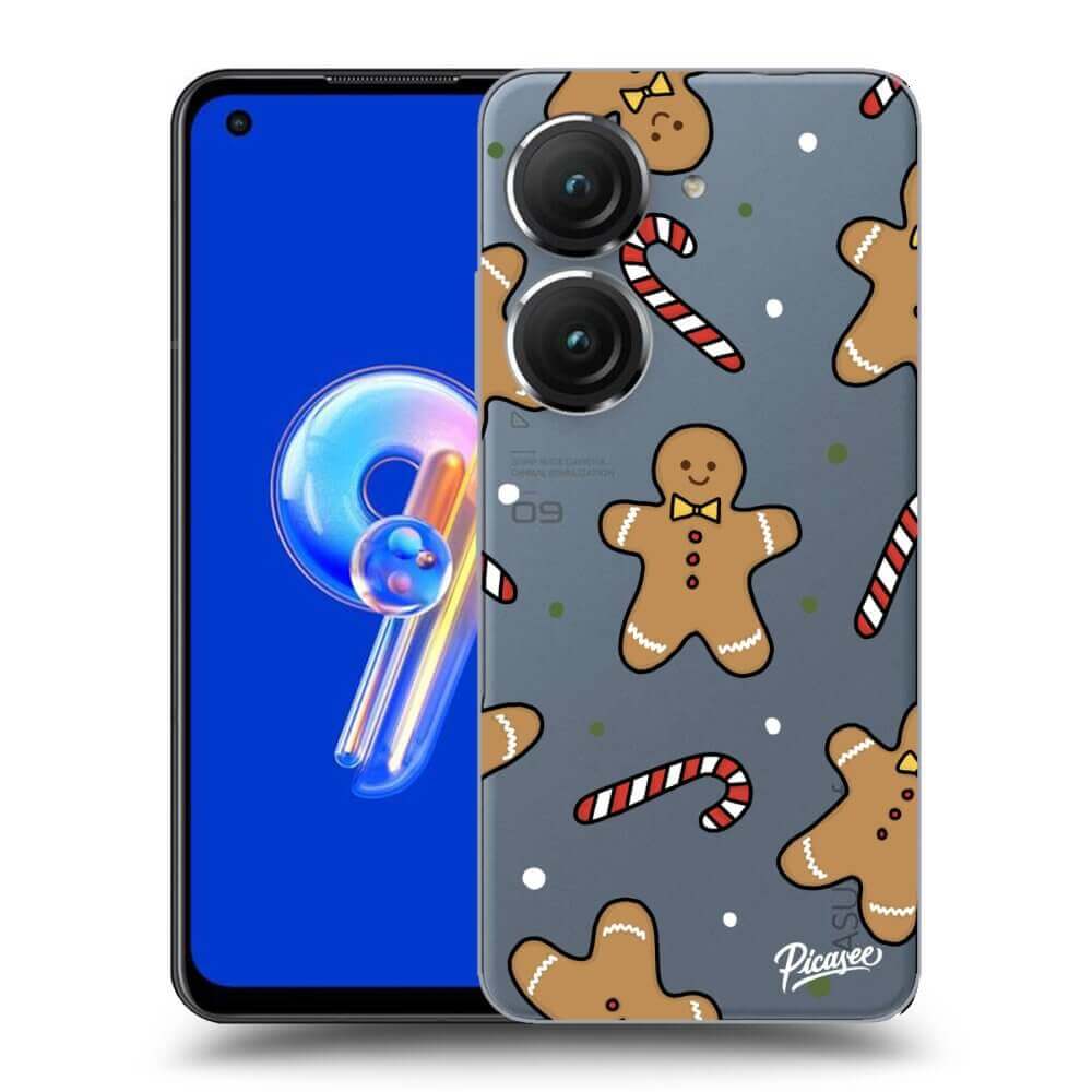 Picasee silikónový prehľadný obal pre Asus Zenfone 9 - Gingerbread