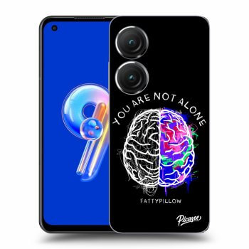 Obal pre Asus Zenfone 9 - Brain - White