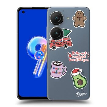 Obal pre Asus Zenfone 9 - Christmas Stickers