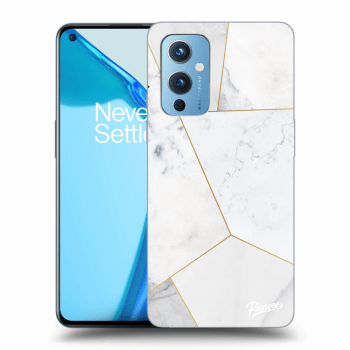 Obal pre OnePlus 9 - White tile