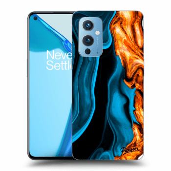 Obal pre OnePlus 9 - Gold blue