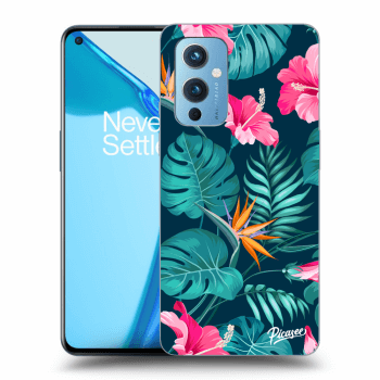 Picasee ULTIMATE CASE pro OnePlus 9 - Pink Monstera