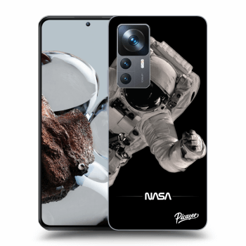 Picasee silikónový čierny obal pre Xiaomi 12T - Astronaut Big