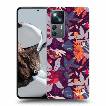Obal pre Xiaomi 12T - Purple Leaf