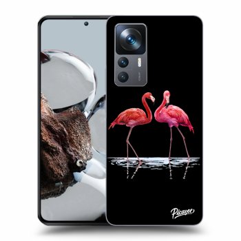 Obal pre Xiaomi 12T - Flamingos couple