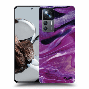 Obal pre Xiaomi 12T - Purple glitter