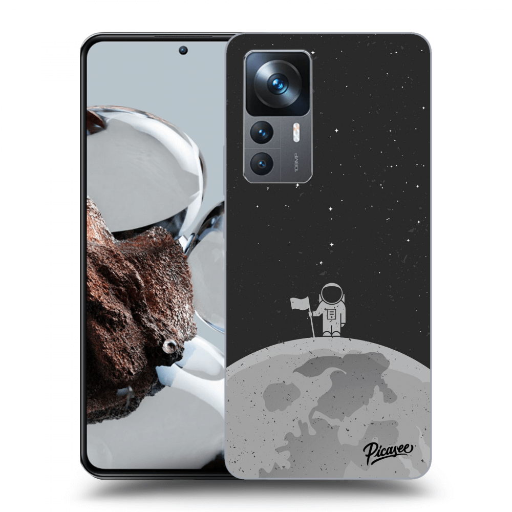 Picasee silikónový čierny obal pre Xiaomi 12T - Astronaut