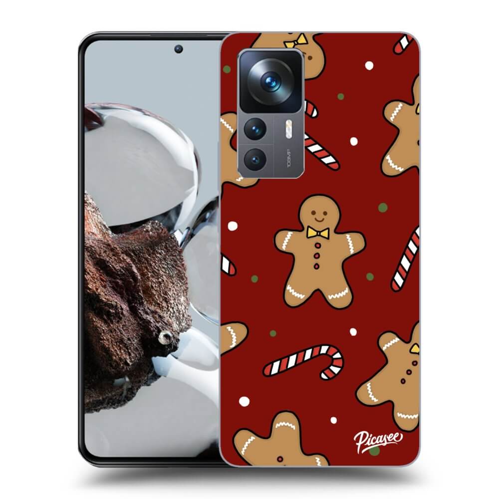 Picasee silikónový čierny obal pre Xiaomi 12T Pro - Gingerbread 2