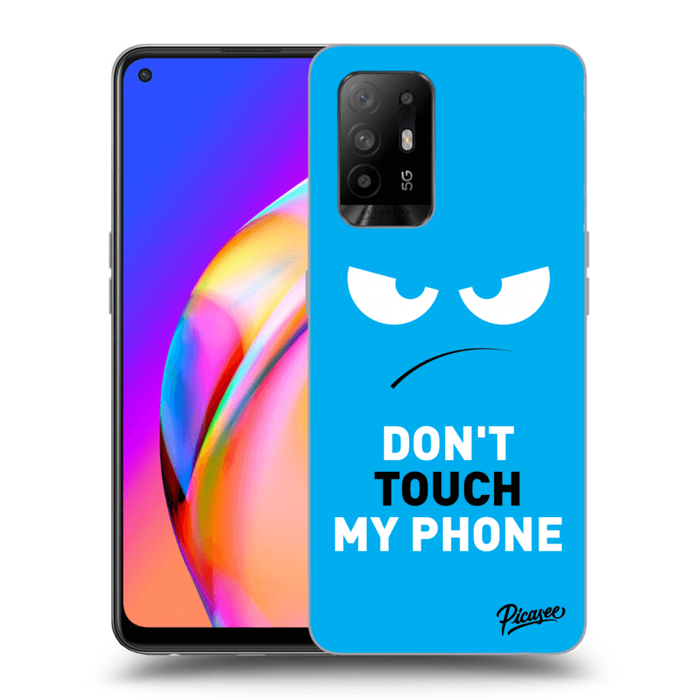 Picasee ULTIMATE CASE pro OPPO A94 5G - Angry Eyes - Blue
