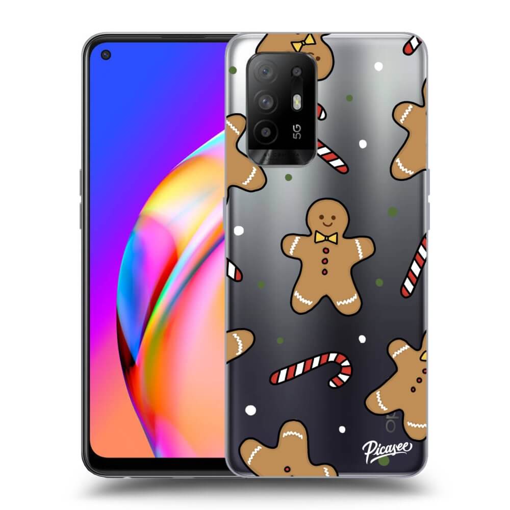Picasee silikónový prehľadný obal pre OPPO A94 5G - Gingerbread