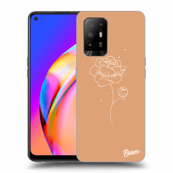 Picasee silikónový čierny obal pre OPPO A94 5G - Peonies