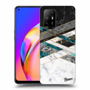 Picasee ULTIMATE CASE pro OPPO A94 5G - Black & White geometry