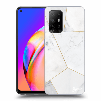 Obal pre OPPO A94 5G - White tile