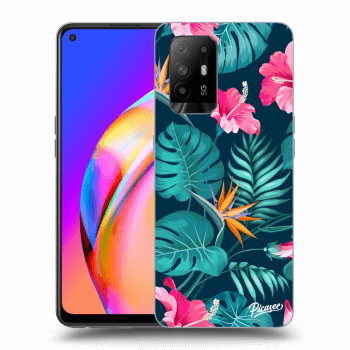 Obal pre OPPO A94 5G - Pink Monstera