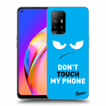 Obal pre OPPO A94 5G - Angry Eyes - Blue