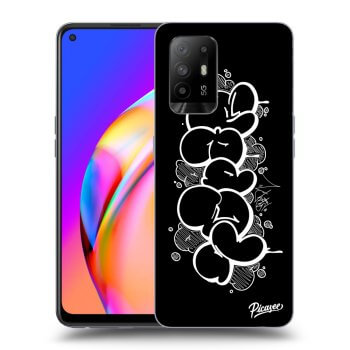 Picasee silikónový čierny obal pre OPPO A94 5G - Throw UP