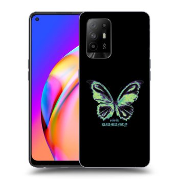 Picasee silikónový čierny obal pre OPPO A94 5G - Diamanty Blue