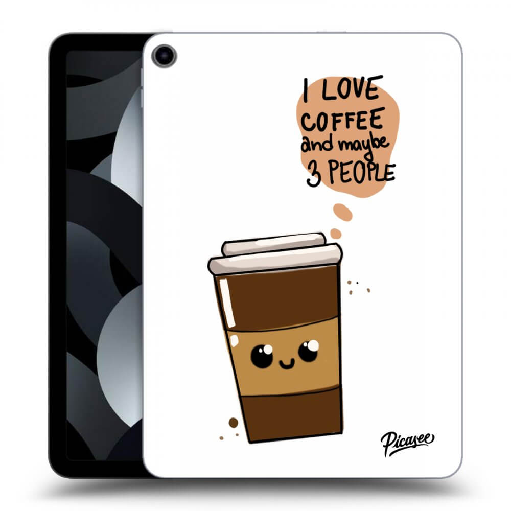 Picasee silikónový čierny obal pre Apple iPad 10,9" 2022 (10.generace) - Cute coffee