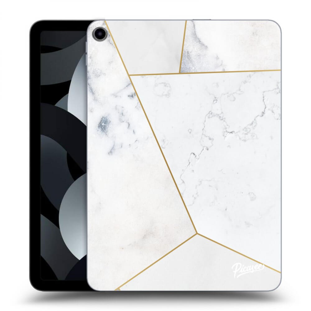 Picasee silikónový čierny obal pre Apple iPad 10,9" 2022 (10.generace) - White tile