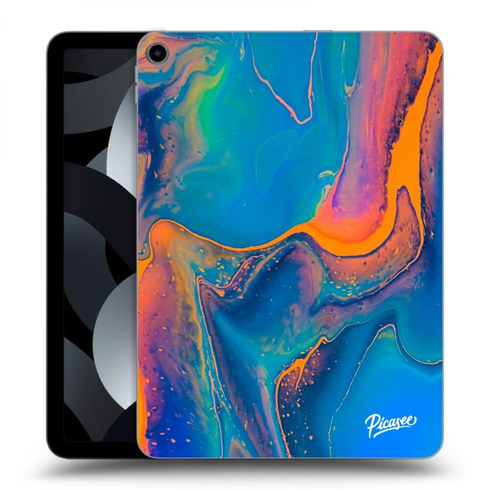 Picasee silikónový prehľadný obal pre Apple iPad 10,9" 2022 (10.generace) - Rainbow