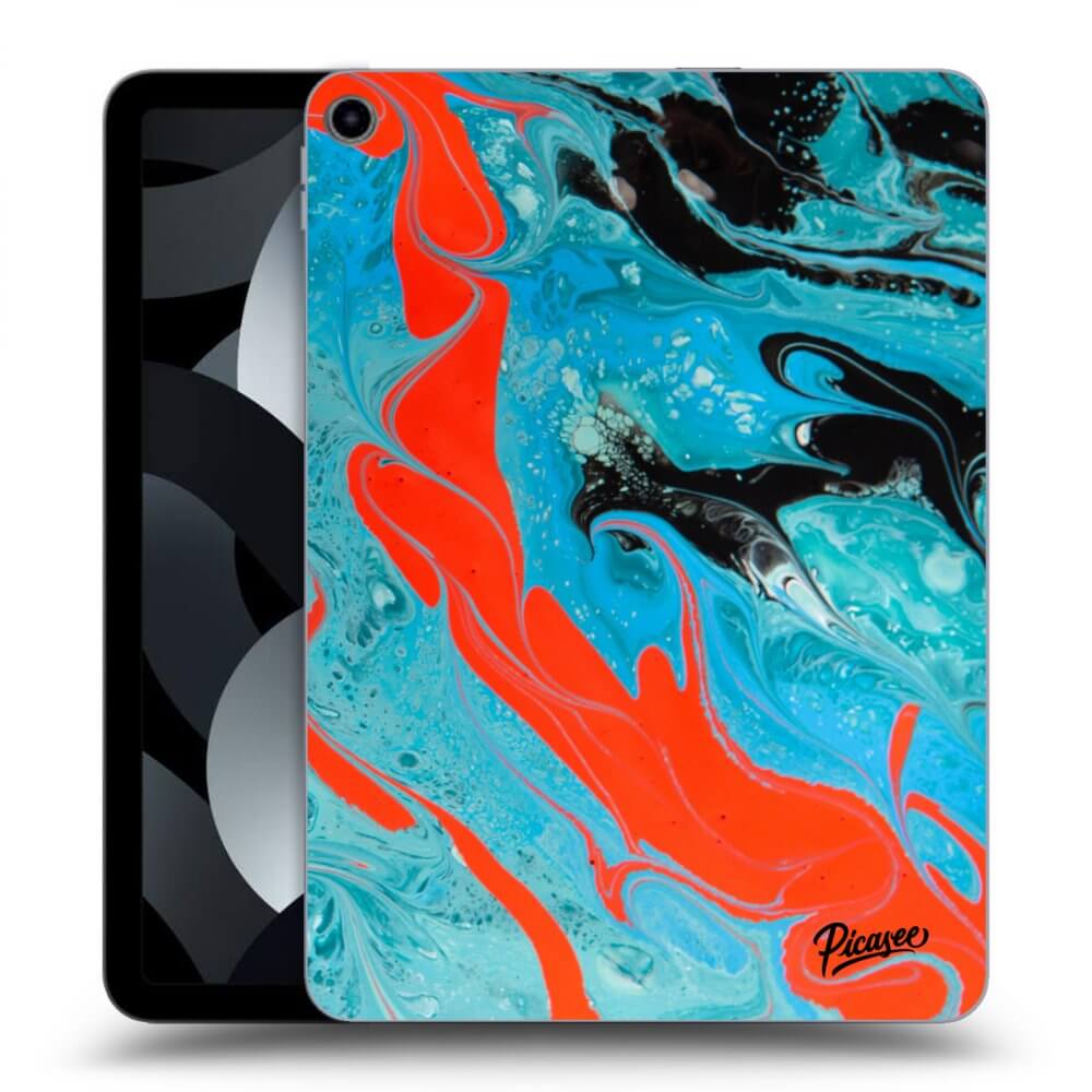 Picasee silikónový čierny obal pre Apple iPad 10,9" 2022 (10.generace) - Blue Magma