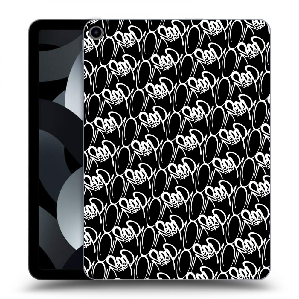 Picasee silikónový čierny obal pre Apple iPad 10,9" 2022 (10.gen.) - Separ - White On Black 2