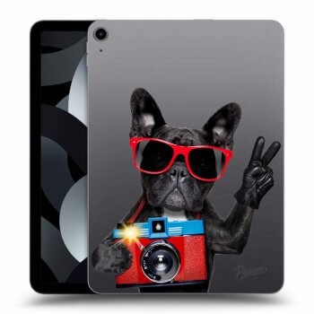 Picasee silikónový prehľadný obal pre Apple iPad 10,9" 2022 (10.generace) - French Bulldog