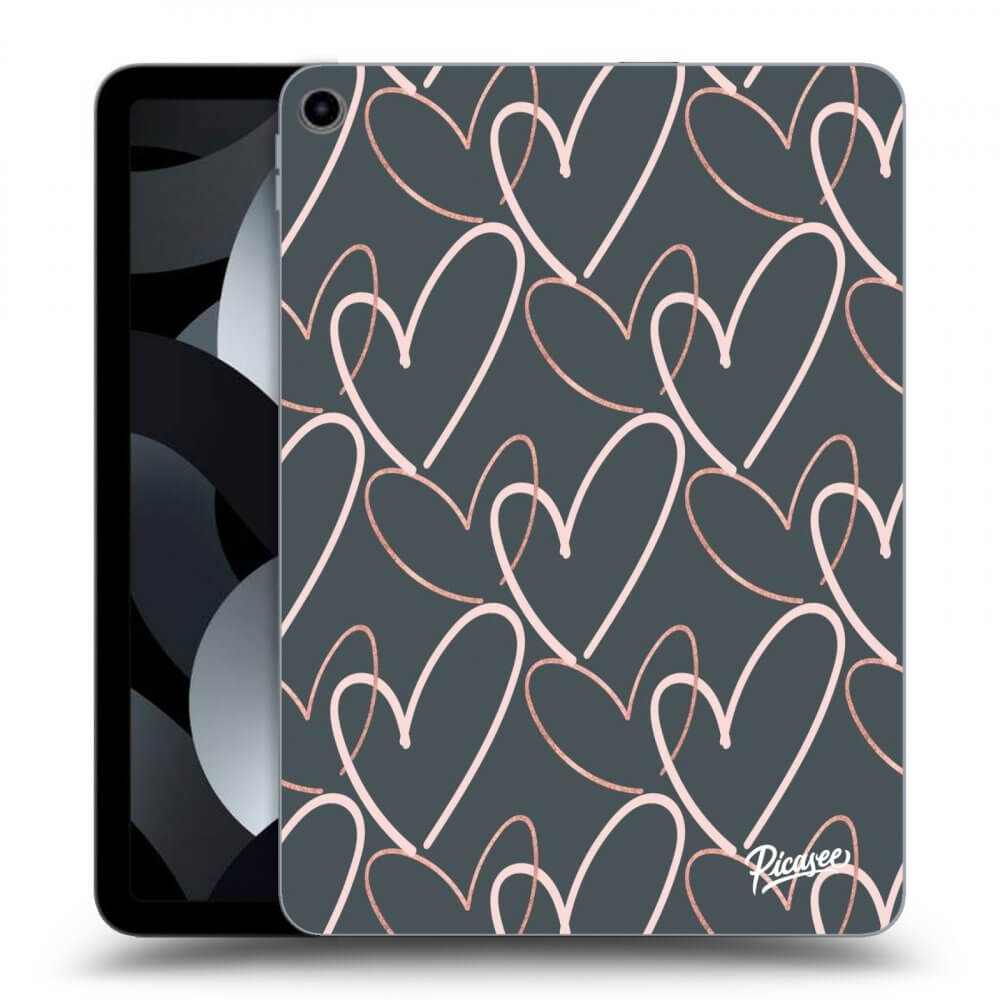 Picasee silikónový čierny obal pre Apple iPad 10,9" 2022 (10.generace) - Lots of love